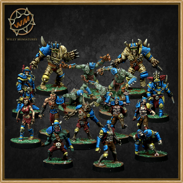 Undead Team Willy Miniatures